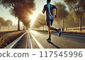 Men jogging 117545996
