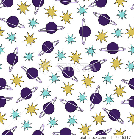 Mystery and alchemy seamless pattern 117546317