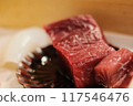 美味的金槍魚生魚片 117546476