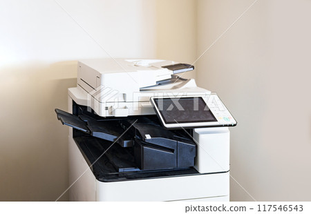 An office multifunction device is installed in an office [ Image of an office ] 117546543