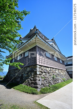 Echizen Ono Castle: Castle in the Sky - Castle tower and stone walls Echizen Ono Castle: Castle in the Sky - Castle tower and stone walls 117546575
