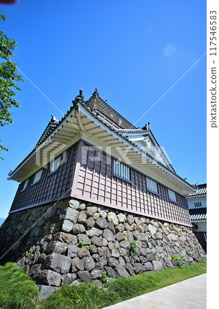 Echizen Ono Castle: Castle in the Sky - Castle tower and stone walls 117546583