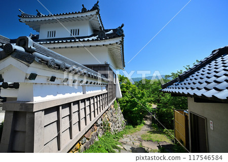 Echizen Ono Castle: Castle in the Sky - Castle tower and stone walls 117546584