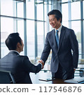 A businessman shaking hands 117546876