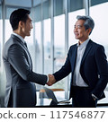 A businessman shaking hands 117546877