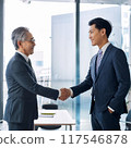 A businessman shaking hands 117546878