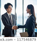 A businessman shaking hands 117546879
