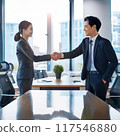 A businessman shaking hands 117546880