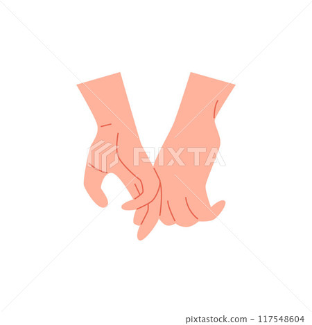 Cute hand of couple touch each other, romantic human arm gesture vector icon, sympathy, love and friendship concept Cute hand of couple touch each other, romantic human arm gesture vector icon, sympathy, love and friendship concept 117548604