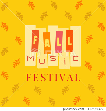Fall Music Festival vector design element 117549372