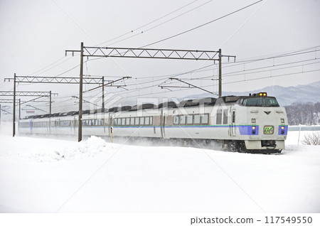 函館本線 峰延-岩見澤 JR 北海道 Kiha 183 系列 Kiha 183-209（苗保）鄂霍次克 117549550