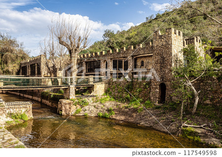 Small fountain, Fonte pequena at Alte, Loule, Algarve, Portugal 117549598