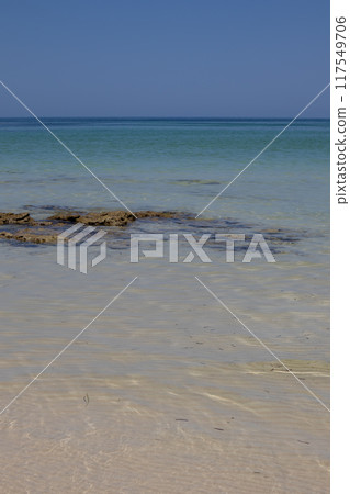 Colors of Mediterranean sea, Djerba, Tunisia Colors of Mediterranean sea, Djerba, Tunisia 117549706
