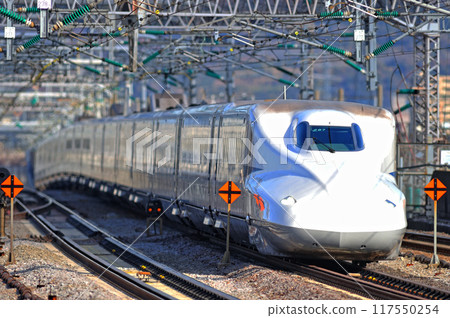 Tokaido Shinkansen Odawara JR Central N700 series Z67 formation (Tokyo) Nozomi Hikari Kodama 117550254