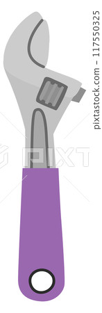 Wrench color icon. Repair tool. Spanner symbol Wrench color icon. Repair tool. Spanner symbol 117550325