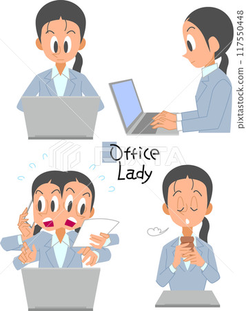 Suit women's desk work set Suit women's desk work set 117550448