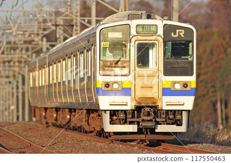 總武本線櫻花物井JR東日本211系401編組（幕張） 117550463