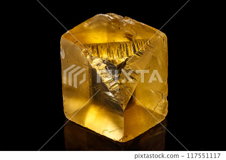 Macro stone mineral Ulexite on a black background Macro stone mineral Ulexite on a black background 117551117