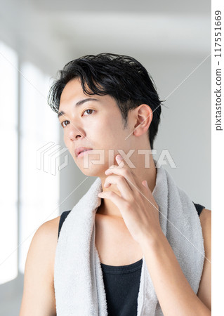 Beauty Young man Beauty image Beauty Young man Beauty image 117551669