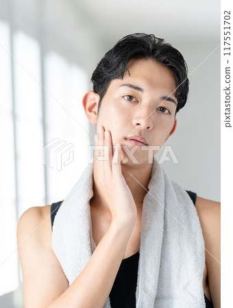 Young male beauty image Young male beauty image 117551702