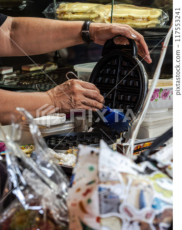 Waffle Maker Cleaning Waffle Maker Cleaning 117553241