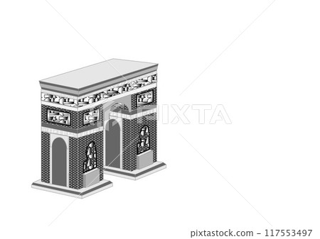 Arc de Triomphe illustrations 117553497