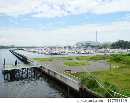 Yumenoshima Marina as seen from Yumenoshima Bridge 117555119