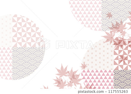 Autumn leaves autumn pattern background Autumn leaves autumn pattern background 117555263