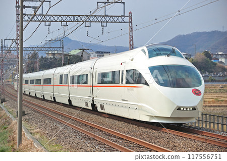 Odakyu Odawara Line Tsurumaki Onsen-Isehara Odakyu 50000 series VSE Hakone Sagami Odakyu Odawara Line Tsurumaki Onsen-Isehara Odakyu 50000 series VSE Hakone Sagami 117556751