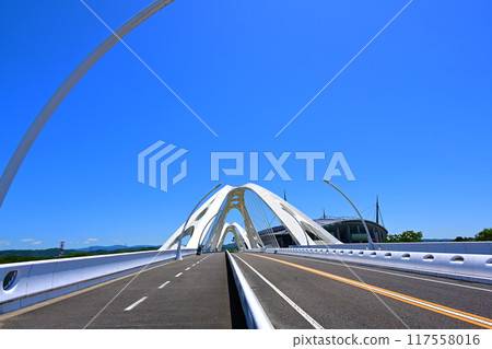 Impressive and beautiful Toyota Ohashi Bridge 117558016