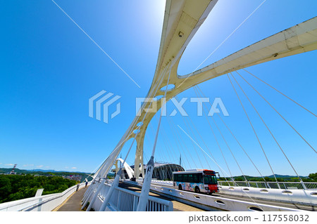 The innovative design of Toyota Ohashi Bridge The innovative design of Toyota Ohashi Bridge 117558032