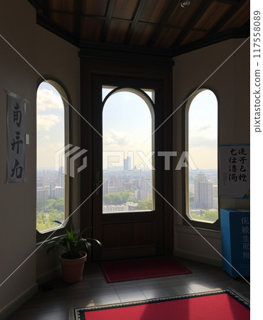 Floating room in the sky 117558089