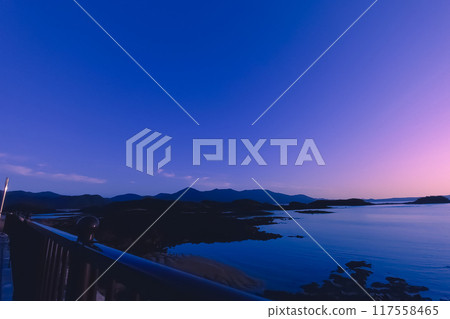 長崎縣五島市富江町三三富江營地村的黎明 117558465