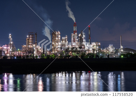 [三重縣] 工廠夜景/四日市工業園區 117558520