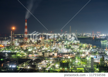 [三重縣] 工廠夜景/四日市工業園區 117558598