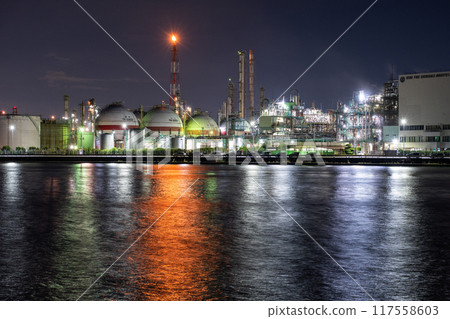 [三重縣] 工廠夜景/四日市工業園區 117558603