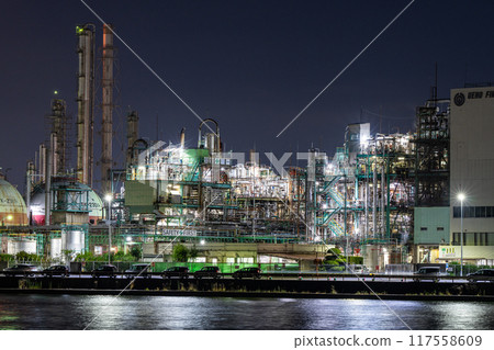 [三重縣] 工廠夜景/四日市工業園區 117558609