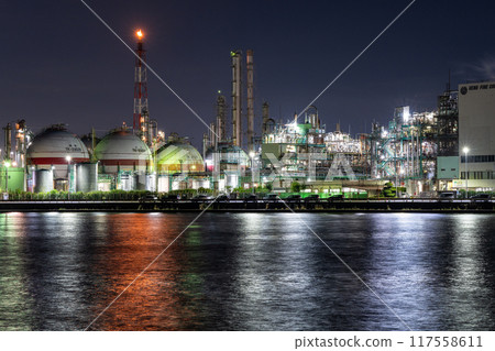 [三重縣] 工廠夜景/四日市工業園區 117558611