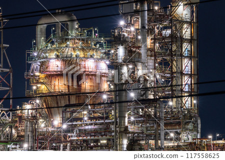 [三重縣] 工廠夜景/四日市工業園區 117558625