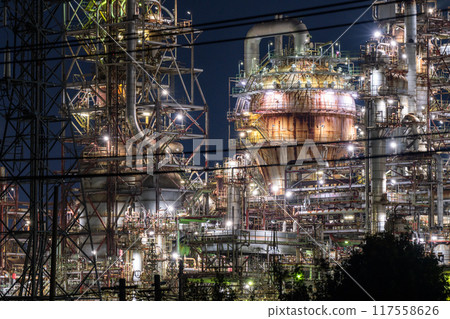 [三重縣] 工廠夜景/四日市工業園區 117558626