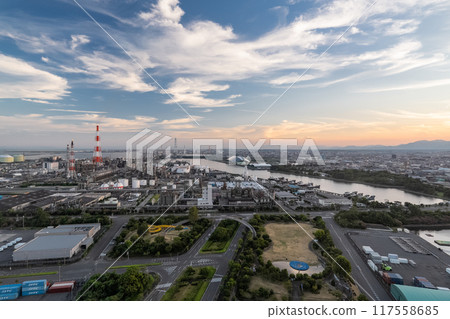 [三重縣] 工廠夜景/四日市綜合大樓 117558685