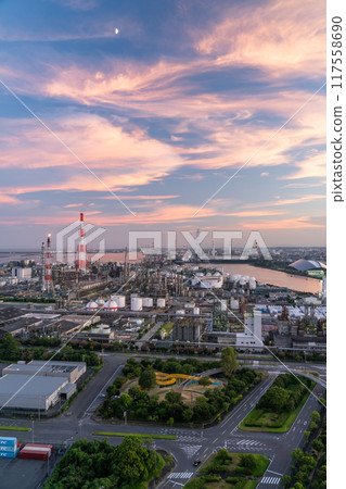 [三重縣] 工廠夜景/四日市綜合大樓 117558690