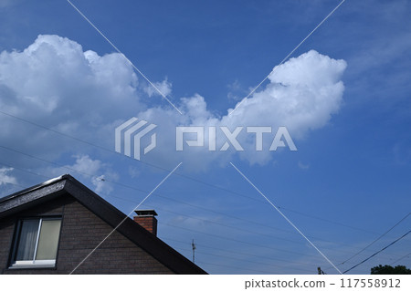 大熱天的天空圖案 大熱天的天空圖案 117558912