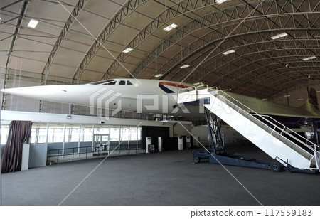 display of retired Concorde G-BOAC in Manchester Runway Visitor Park. display of retired Concorde G-BOAC in Manchester Runway Visitor Park. 117559183