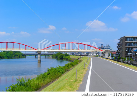 埼玉縣吉川市新仲川水久橋週邊 2024年8月 117559189