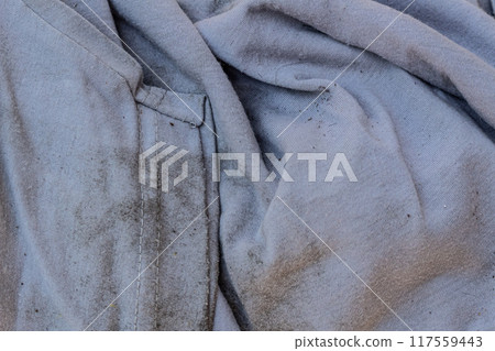 gray fabric texture with knitted details 117559443