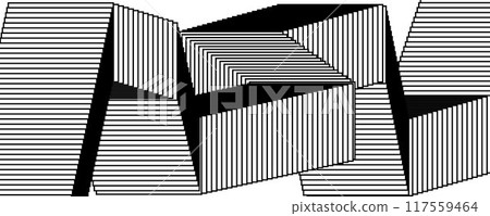 Poster design background with flying windows. Black and white blend rectangles template for poster, banner, poster, flyer, brochure, booklet. Dynamic abstract wallpaper. Vector Poster design background with flying windows. Black and white blend rectangles template for poster, banner, poster, flyer, brochure, booklet. Dynamic abstract wallpaper. Vector 117559464