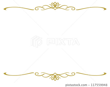 Classical antique frames - top and bottom 117559948