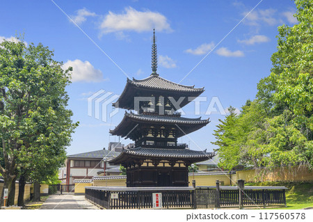 Nara Park: Kofukuji Temple Three-story Pagoda 117560578