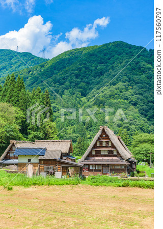 世界遺產「白川鄉、五簇山合掌造村落」 南礪市菅沼(大型建築) 越中五簇山菅沼村(史蹟) 世界遺產「白川鄉、五簇山合掌造村落」 南礪市菅沼(大型建築) 越中五簇山菅沼村(史蹟) 117560797